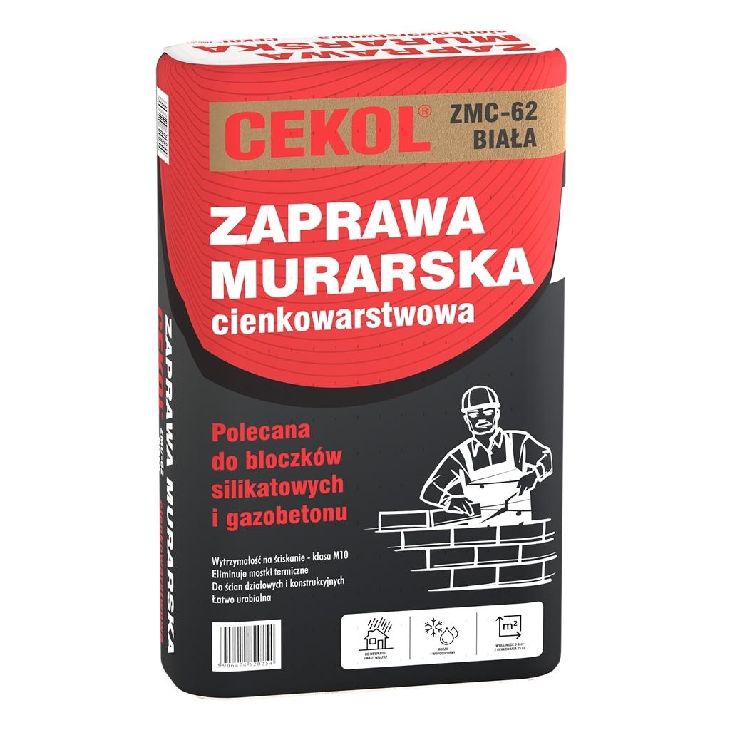 Zaprawa murarska CEKOL ZMC-62 BIAŁA