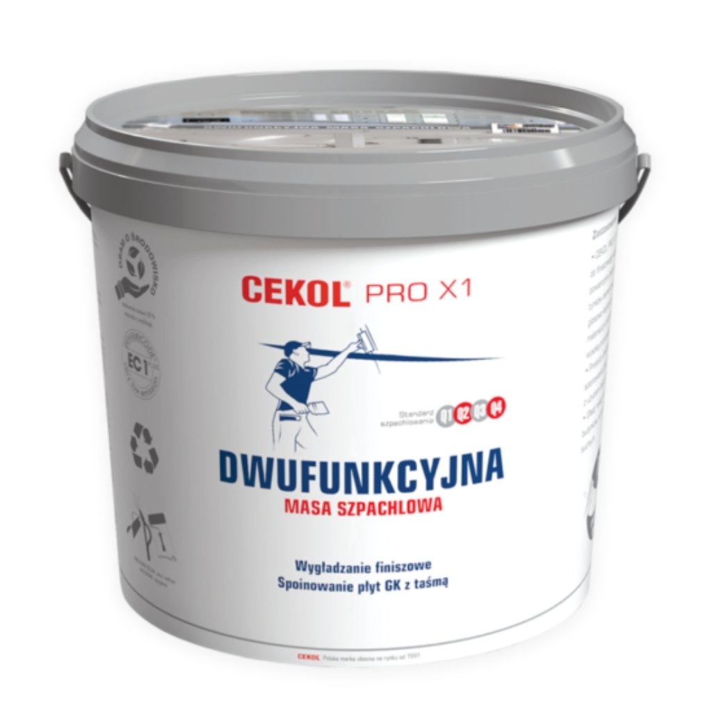 Masa szpachlowa CEKOL PRO X1 dwufunkcyjna masa szpachlowa