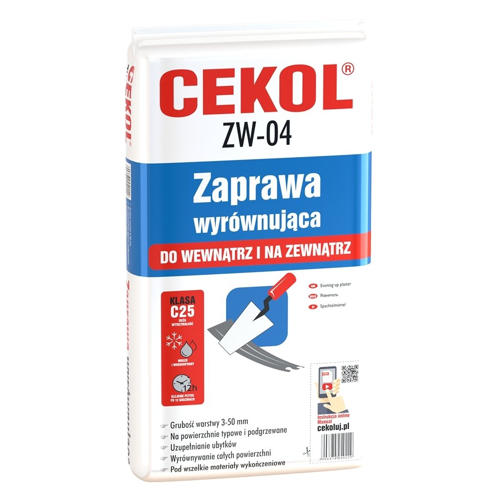 CEKOL ZW-04 zaprawa wyrównująca